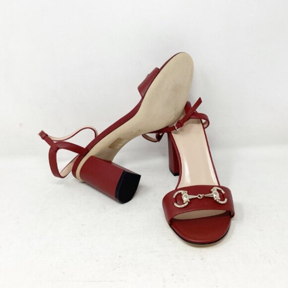 Gucci #JGDL7V Horsebit Platform Heels Size 38 - Picture 4 of 7